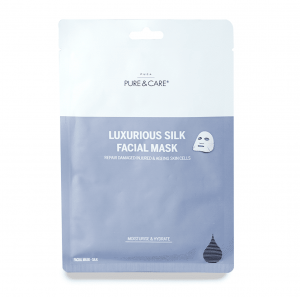 face mask, silk face mask, pure and care, pure & care, skincare, hip list